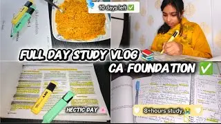A day in my life 📚full day study vlog 📖✅ ca foundation jan 26 🌸🎀 at home 🏠#trending #cafoundation ✅📖