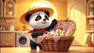 Poppy Panda&rsquo;s Picnic Song Adventure | Popular Nursery Rhyme | Educational Kids Songs