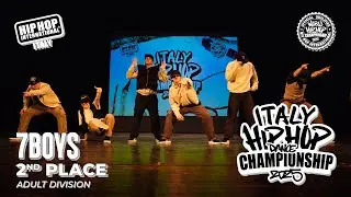 [ 2nd Place ] 7BOYS - Adult Division | Italy Hip Hop Dance Championship 2025