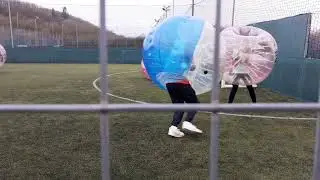 Zorb Football with Max Wells and his mates celebrating his 18th ( Max is in goal )