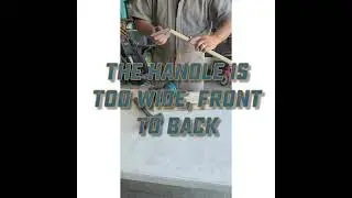 Replacing a broken handle on an Infinty Axe. Now with Commentary.