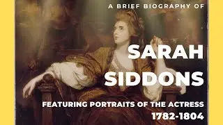 Sarah Siddons, A Brief Biography, Featuring Portraits of the Actress #art #biography #actress
