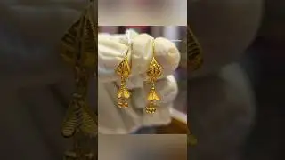 Daily wear gold earrings designs #gold #earrings #shorts #viralshorts #shortsfeed #jewellery