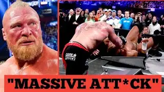 MASSIVE BEATDOWN🛑THE BEAST INCARNATE BROCK LESNAR JUST BRUTALIZED THE RING GENERAL GUNTHER