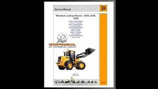 JCB 412S 414S 416S WHEEL LOADER SHOVEL WORKSHOP SERVICE REPAIR MANUAL