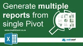Generate multiple reports on different sheets from one Pivot Table