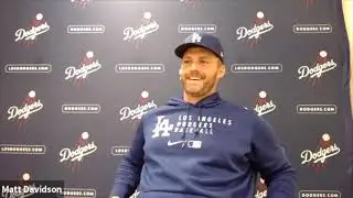 2021 Dodgers Spring Training: Matt Davidson intrigued by two-way possibility