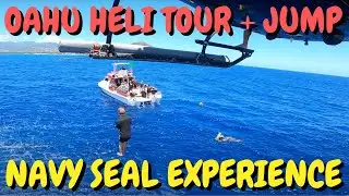 Trident Adventures Helicopter Jump & Aerial Oahu Tour - The NAVY Seal Experience, Hawaii GoPro 4K