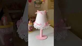 Table lamp ഉണ്ടാക്കിയതാണ്😩 | ninu shaaji #shorts #diy #craft