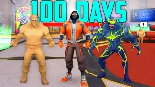 I Survived 100 Days in Spider Fighter 3 New update!