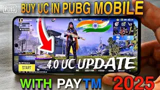 HOW TO BUY UC IN PUBG MOBILE 2025 IN INDIA | BUY PUBG MOBILE UC FROM PAYTM 4.0 UPDATE VERSION 2025