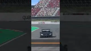 Driving sports car