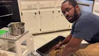 Making DIY Pest-Resistant Bokashi Flakes with Coffee Chaff