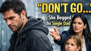 “Don’t Go…” the Female Billionaire Begged the Single Dad — “It’s My Birthday…”