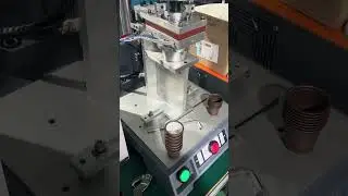 K cup welding machine lab testing for new products developing