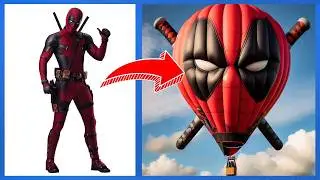 AVENGERS But AIR BALLOON 🎈 🔥 All Characters (marvel & DC) 2024💥