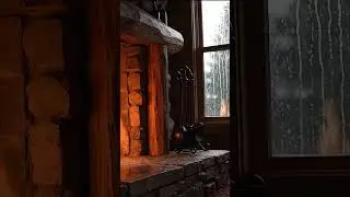 Instant Stress Relief: 4 Hours Deep Sleep Rain - Cabin Ambience REMRest #remrest #relax #darkscreen
