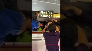 Flight attendants dump water on portable charger fire on plane