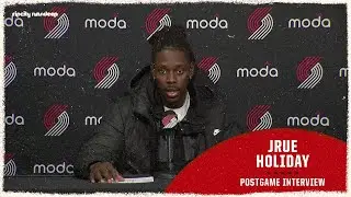Jrue Holiday Discusses 4th Quarter Comeback Win Against the Oklahoma City Thunder