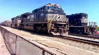 Norfolk Southern Freight Trains in Greensboro, NC