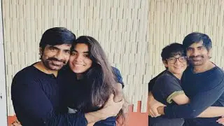 Mass Maharaja Ravi Teja Family Photos