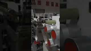 Knotless Net Extrusion Line under testing #machine #factory #automobile #manufacturing