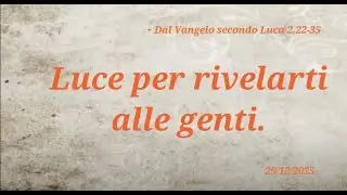 1935  - Luce per rivelarti alle genti