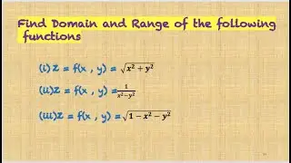 Domain and range two variables