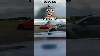 GTR Vs Porsche Vs BMW M8 Race #gtr #vs #bmw #porsche #race #whowillwin #comment #subscribe #like