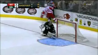 Jiri Hudler awesome one hand shootout goal