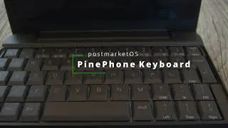 PinePhone keyboard prototype #3, flashing and demo