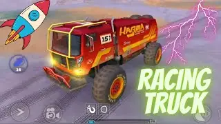 Race through the canyon on a cargo racing car, almost fell into the abyss