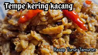 RESEP KERING TEMPE AWET NYA BERBULAN BULAN || COCOK UNTUK STOK BULAN RAMADHAN 