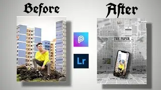 Newspaper photo editing with mobile frame 🔥🔥😯😯 || photo editing video tutorial by MDPhoto editz.