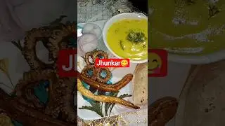 Khata Besan |झुनकर 🤗 #traditional #food #vairal recipe 😍 #vairalshorts