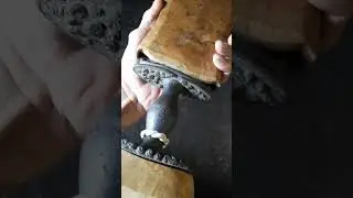 ancient method for restoration a corroded blade with bronze #shorts