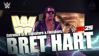 Bret Hart Entrance, Signature & Finishers I WWE2K25Mods