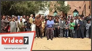 جنازة عسكرية بمطار سوهاج لشهيد الواجب بالعملية الشاملة سيناء 2018