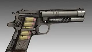 How a Gun (Colt M1911) Works! (Animation) | WW2 Pistol