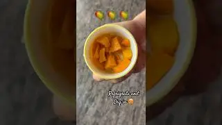 Homemade Healthy Dessert #mango #food #dessert #homemade #easy #summer #new #ingredients #ytshorts