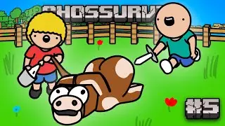 Bloqu&eacute; en SURVIE MINECRAFT avec son POTE #5 (animation)