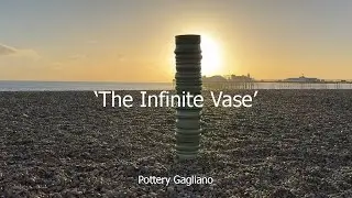 Story of 'Infinite Vase' made at Pottery Gagliano #potterygagliano #pottery #ceramic