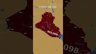 The Gulf War #history #desertstorm  #war #usa #iraq #mapping