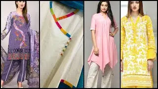 Top Trendy & Stylish Kurti Designs For Girls 2020/Simple Stylish Lawn Kurti Designs For Summer 2020