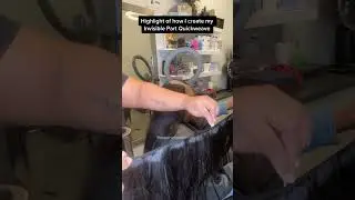 My cap technique for Invisible Parts✨ #annwrightjoiner #hairtutorial #invisiblepart #quickweave #bob