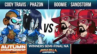 Cody Travis & Phazon vs Boomie & Sandstorm - Winners Semi-Final - Autumn Championship 2021 - NA 2v2