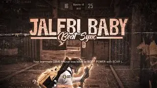 Teshar - Jalebi Baby | Best Pubg Beat Sync | Road to 10k Subs | Siddha Gaming | #siddhagaming