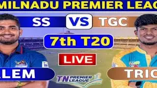 Salem Spartans vs tricky grand Cholas, 7th T20 /SS vs Tgc Live