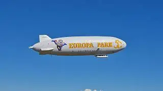 Zepplin taking off at Friedrichshafen 2025