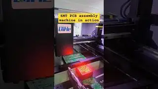 SMT PCB Assembly machine in action  #shorts #pcbassembly #smtpcb #smd #electronics #makeinindia #pcb